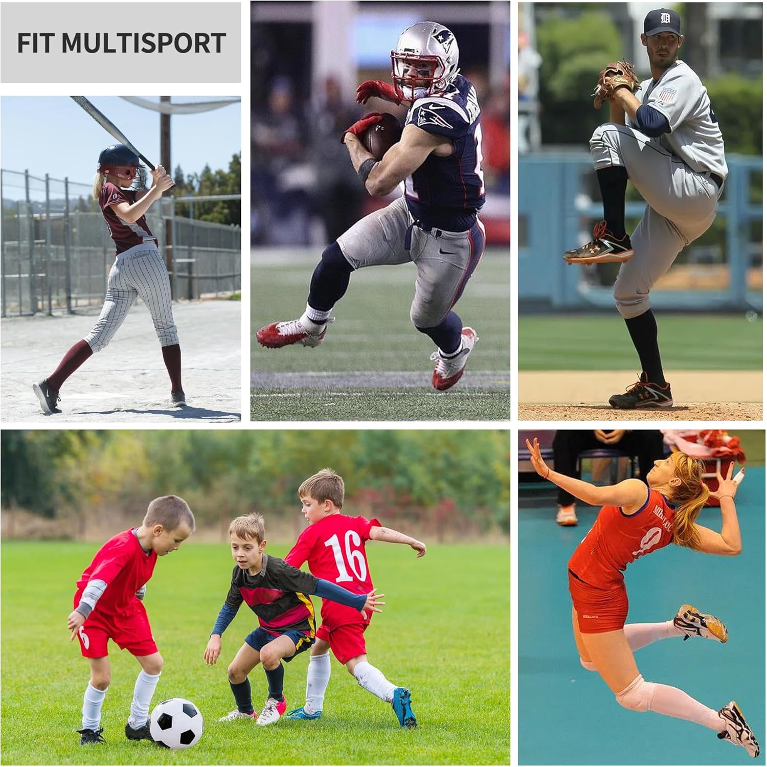 3 Pairs Kids Adults Soccer Football Socks