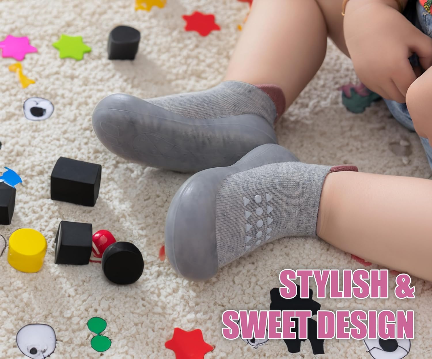 Dookeh Toddler Socks Shoes Anti-Collision Breathable Soft Sole Baby Walking Shoes