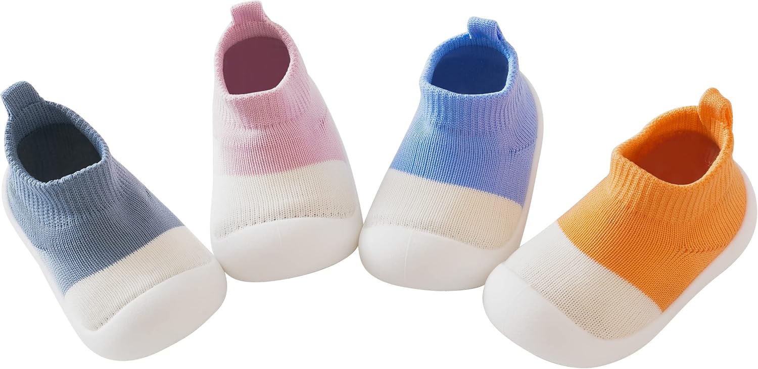 Uinsex Infant First Walking Shoes Soft Ruble Sole for Baby