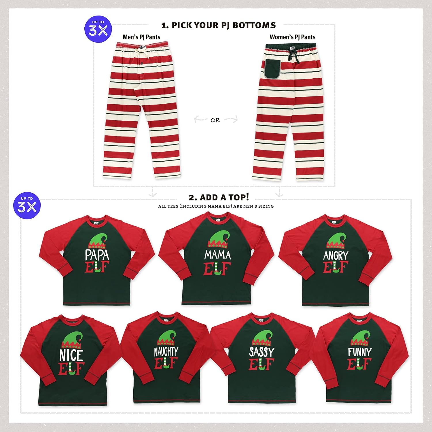 Lazy One Family Christmas Pajamas