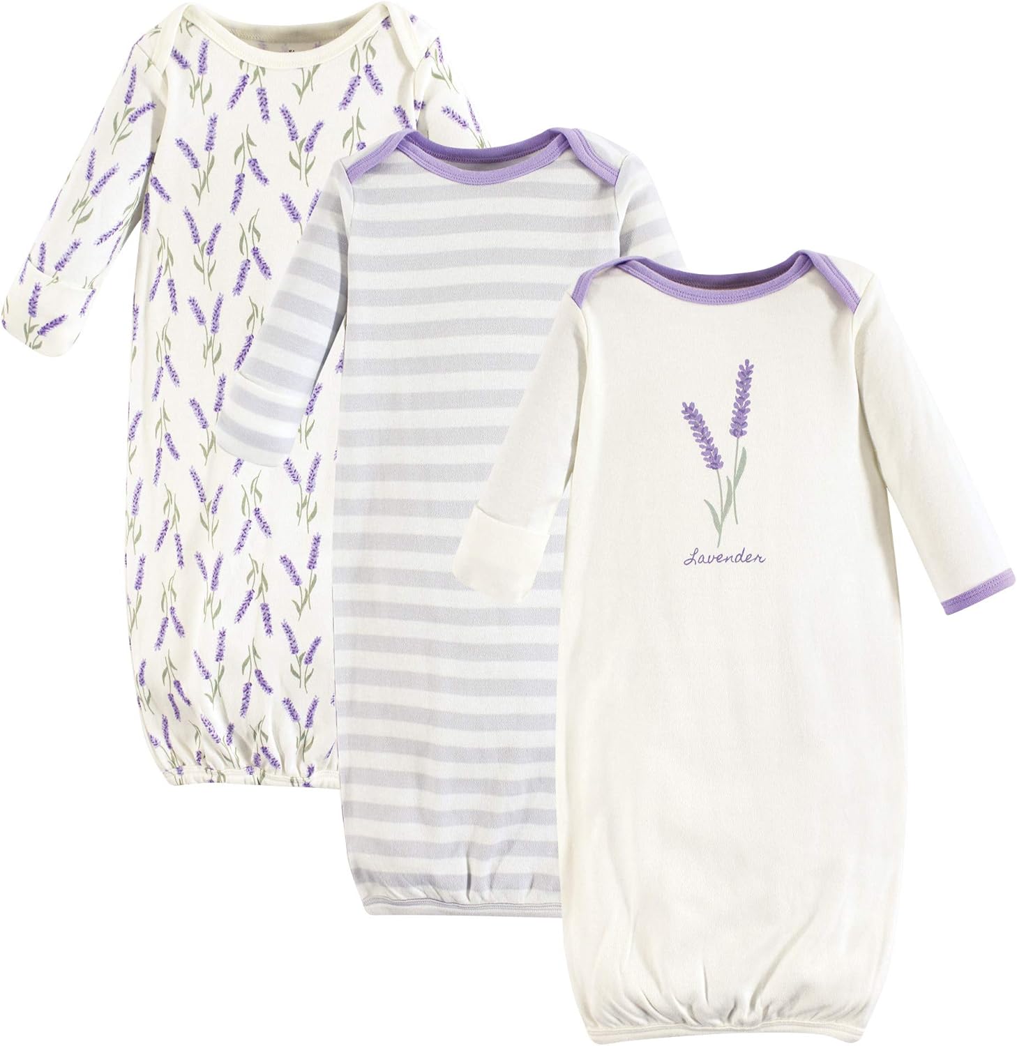 Touched by Nature Unisex Baby Organic Cotton Gowns