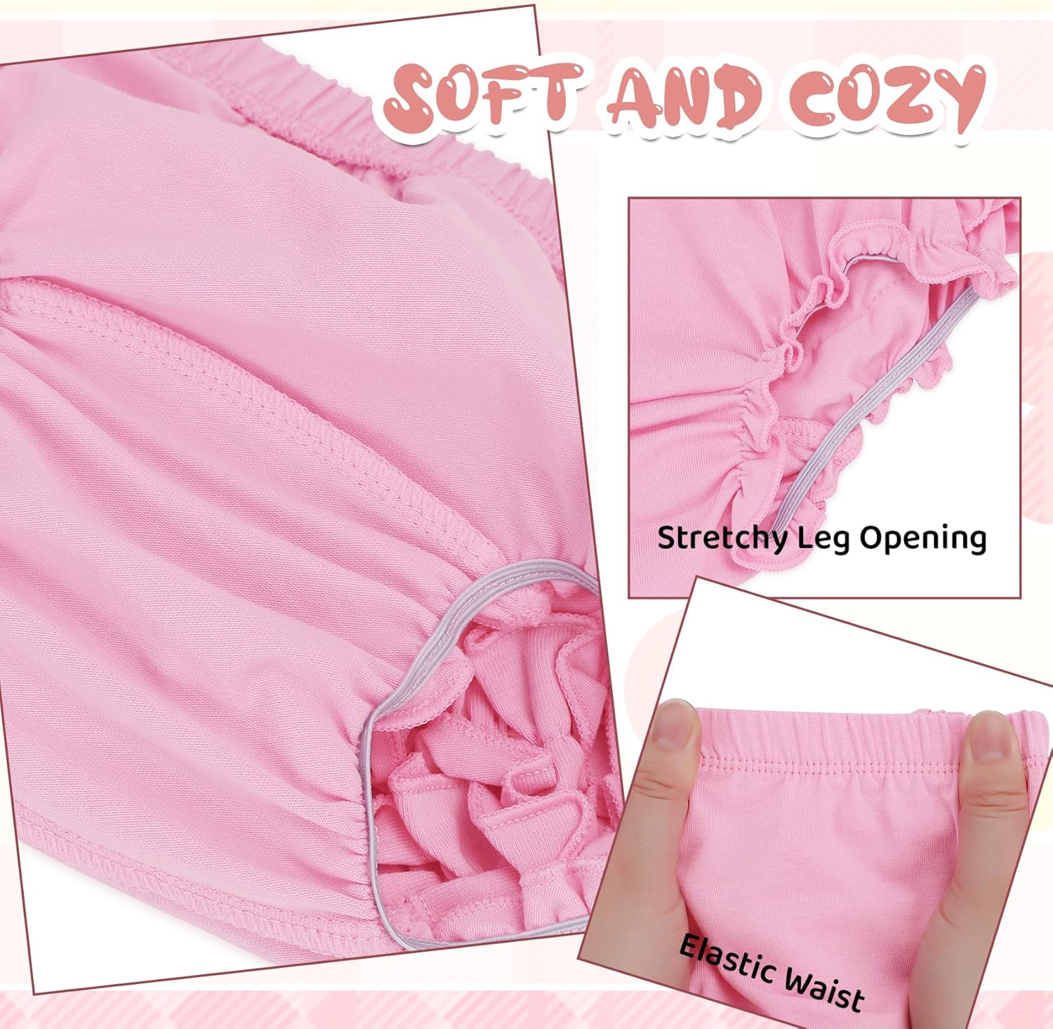 Cute Ruffle Diaper Covers for Toddler Girls