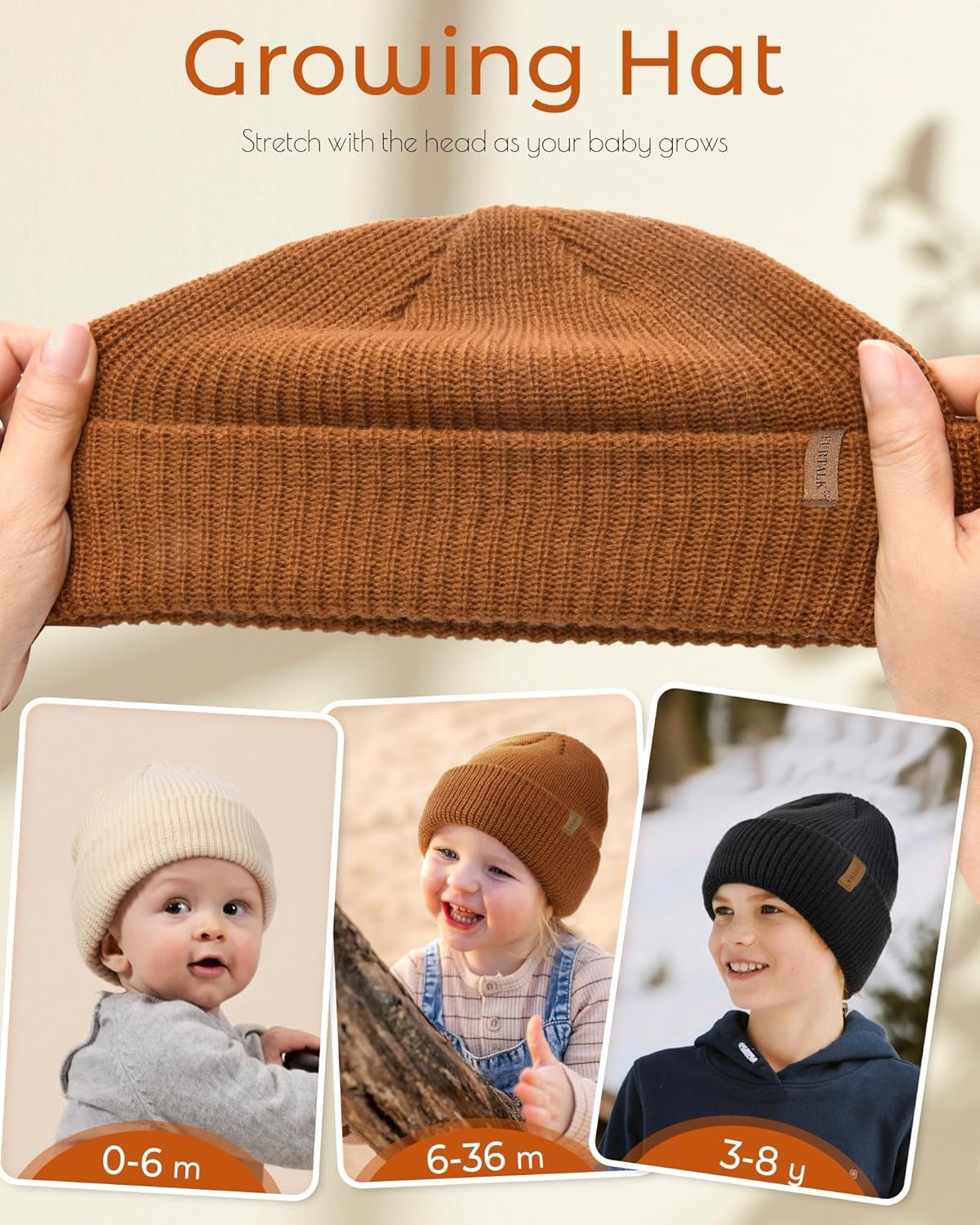 FURTALK Toddler Winter Beanie Hats for Kids