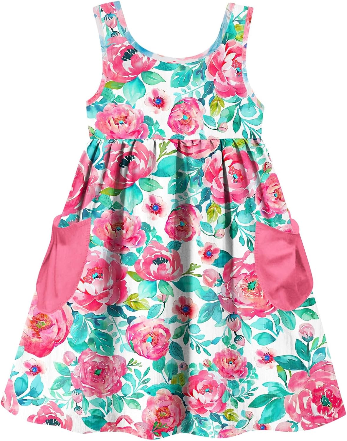 Cute Summer Pouch Dress for Kids
