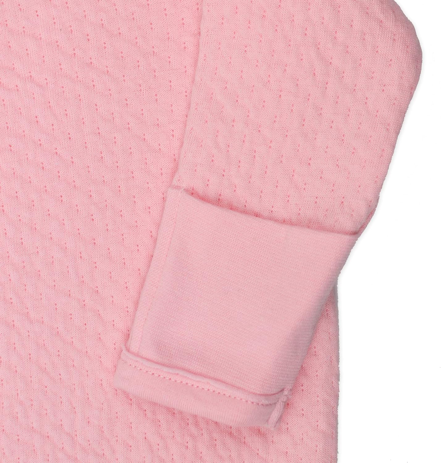 Organic Cotton Kimono Coverall for Baby Girls Pink 24 Months US