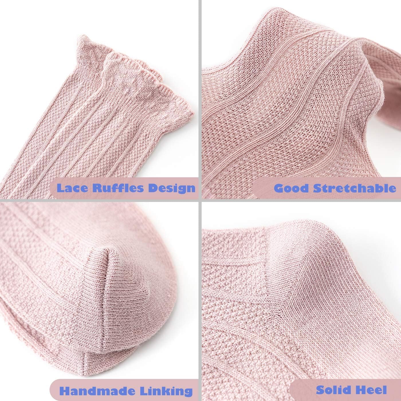 Adorable Ruffled Knee High Socks for Baby