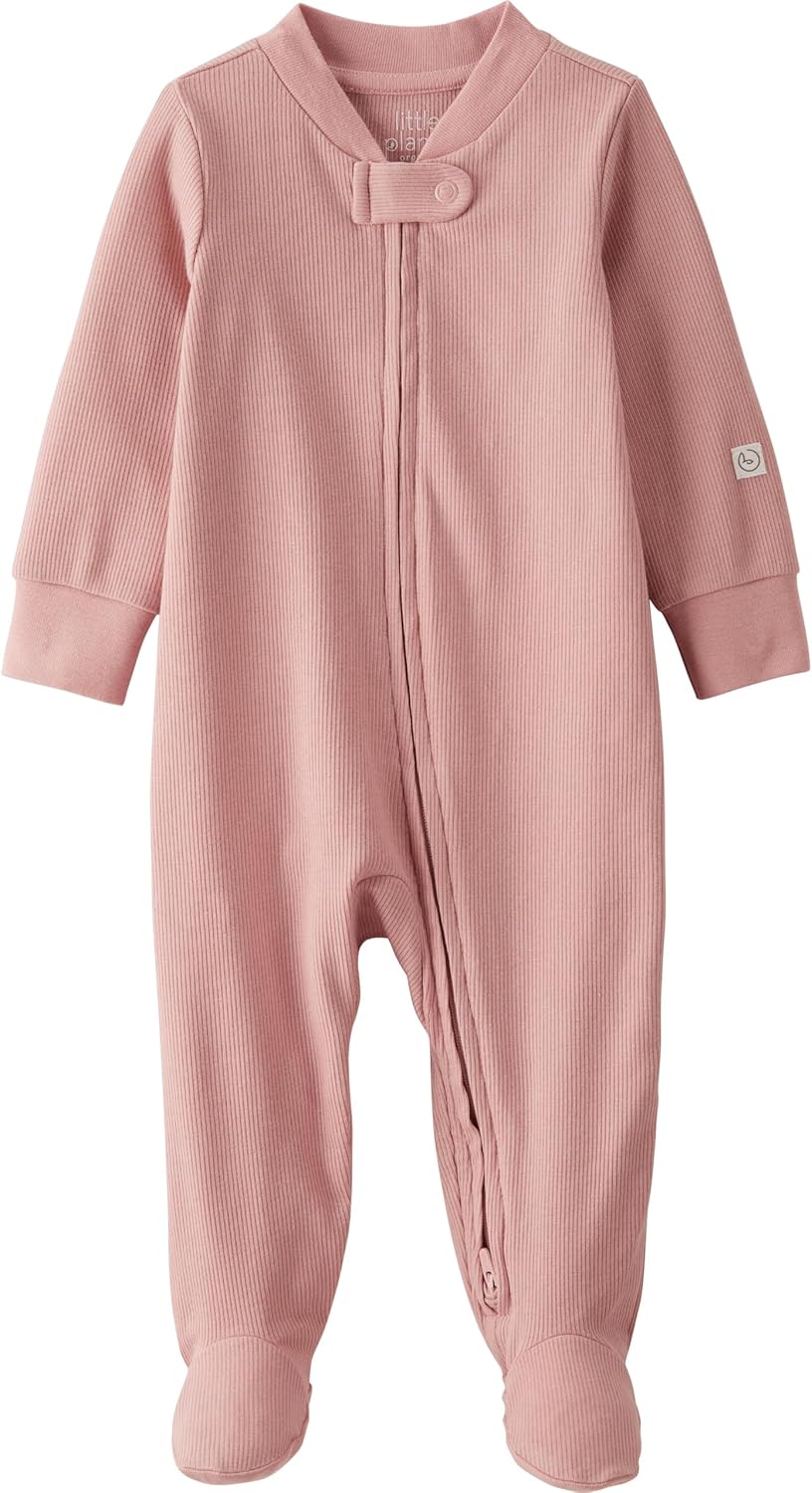 Little Planet By Carters Unisex Baby Sleepwear - Soft Organic Cotton Dusty Rose