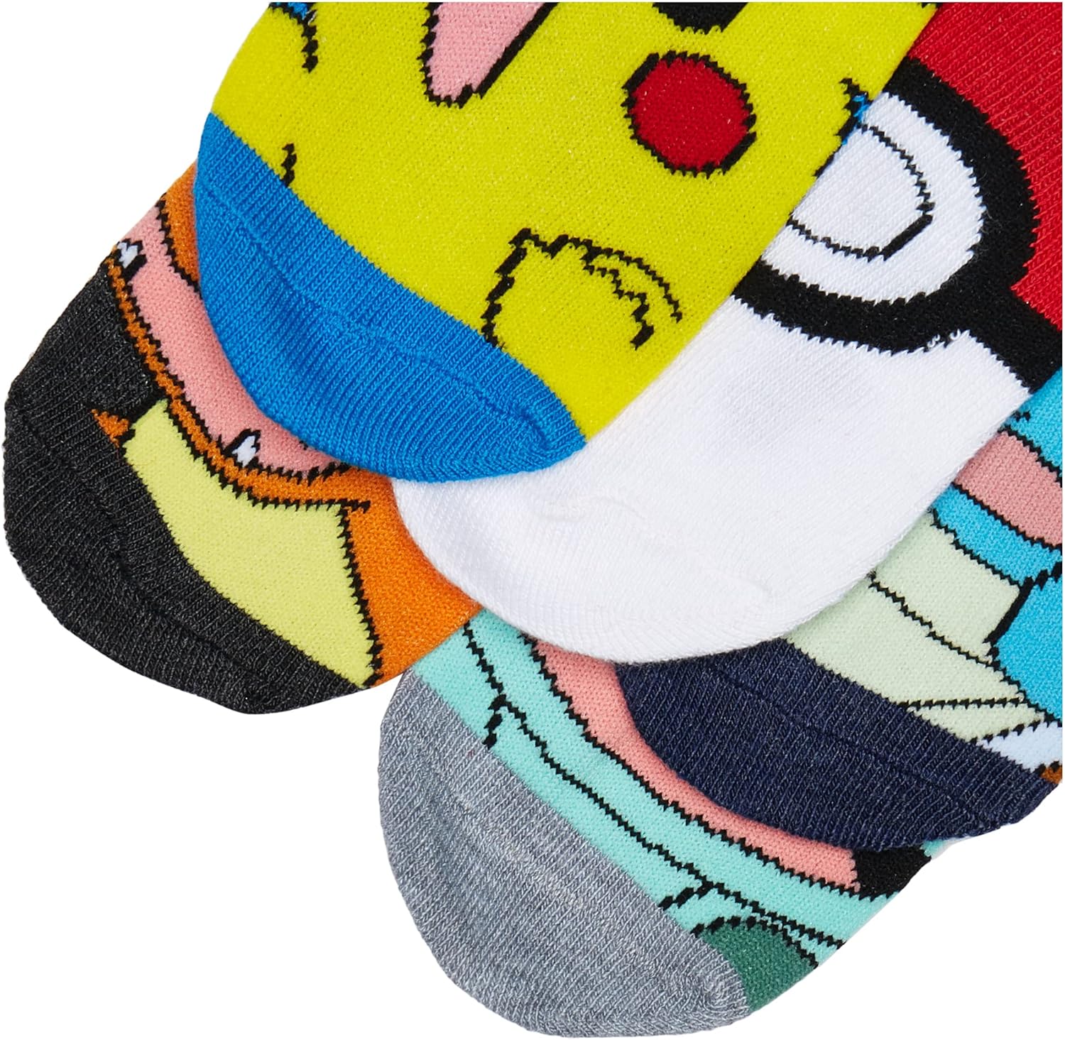 Pokemon Boys 5 Pack No Show Socks 1