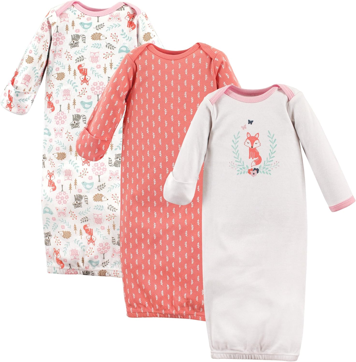 Hudson Baby Baby Girls Cotton Gowns