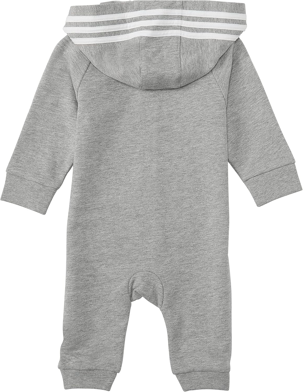 Adidas Baby boys Long Sleeve Zip Front Hooded Coverall