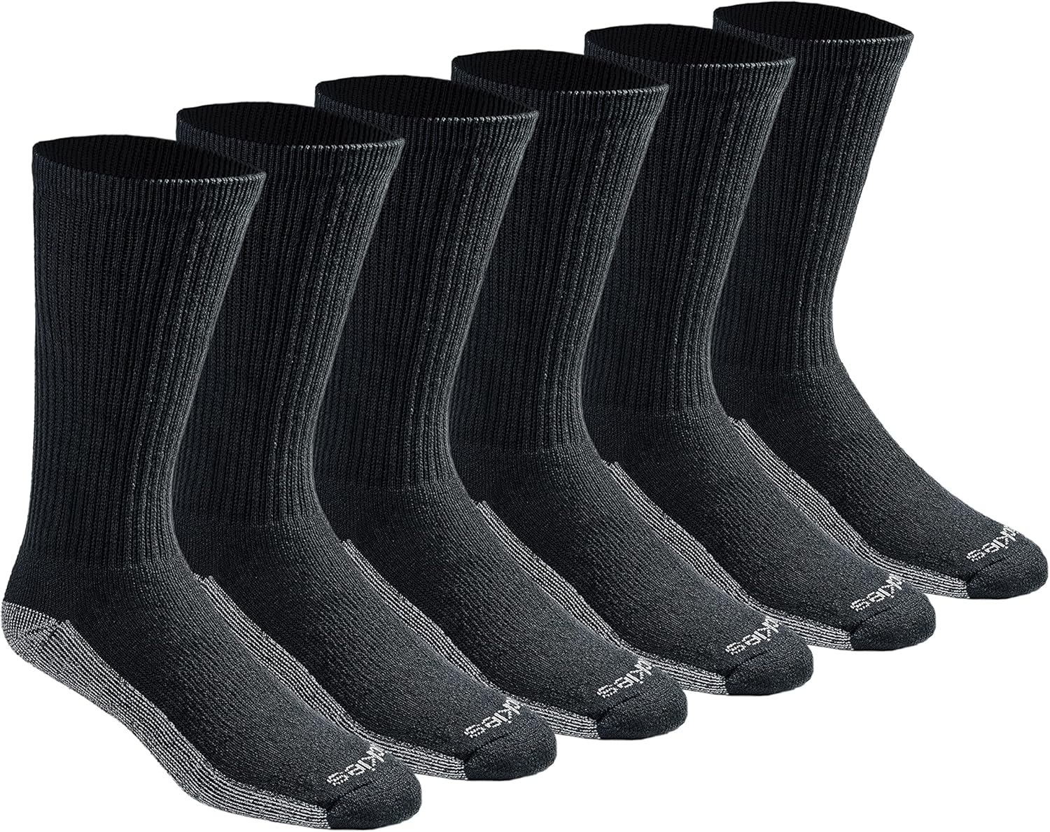 Dickies Mens Dri-Tech Moisture Control Crew Socks for Daily Use