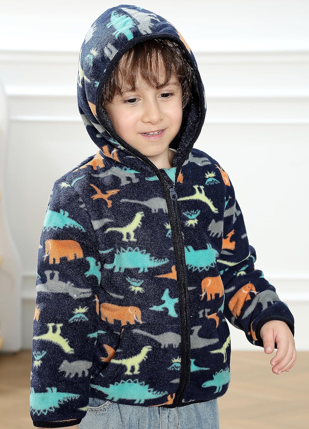 Feidoog Toddler Animal Fleece Jacket