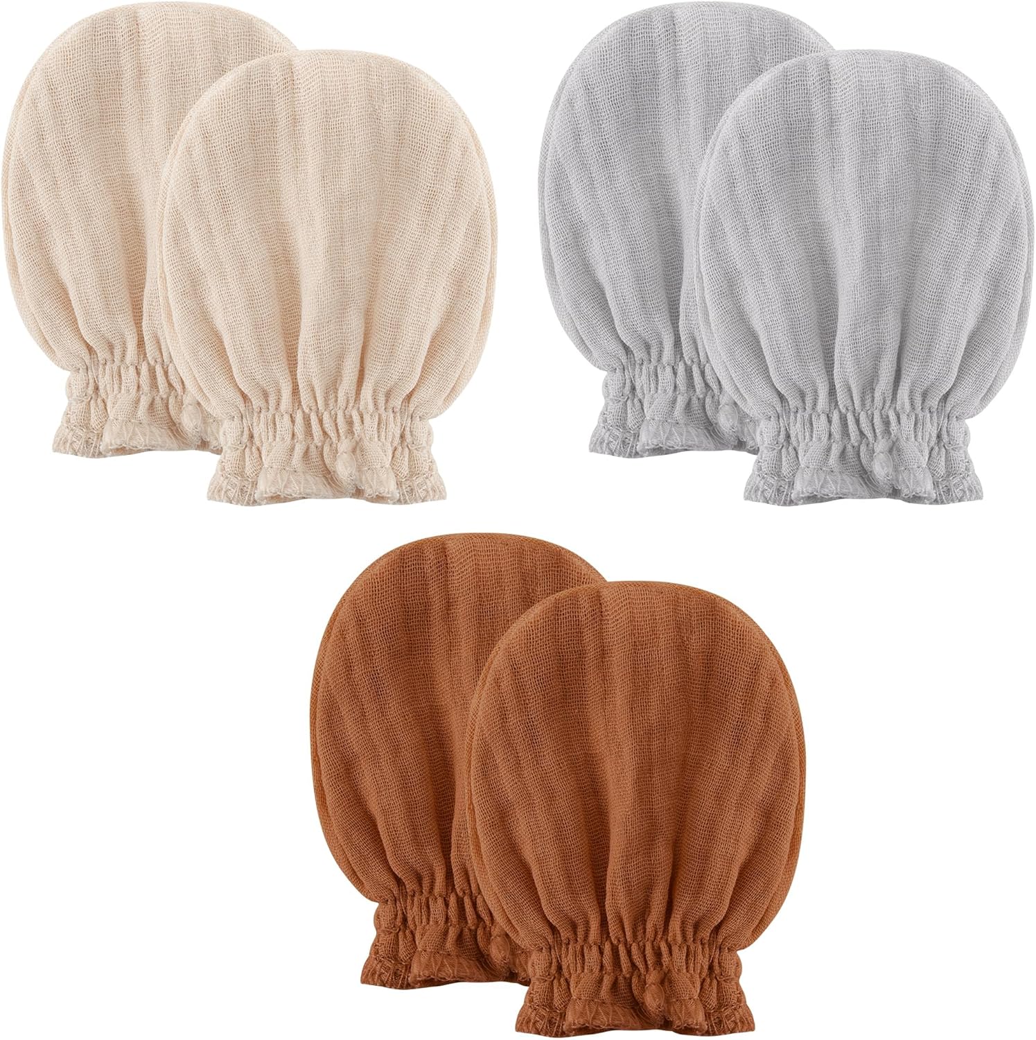 Pro Goleem Soft Breathable Baby Mittens for Newborns