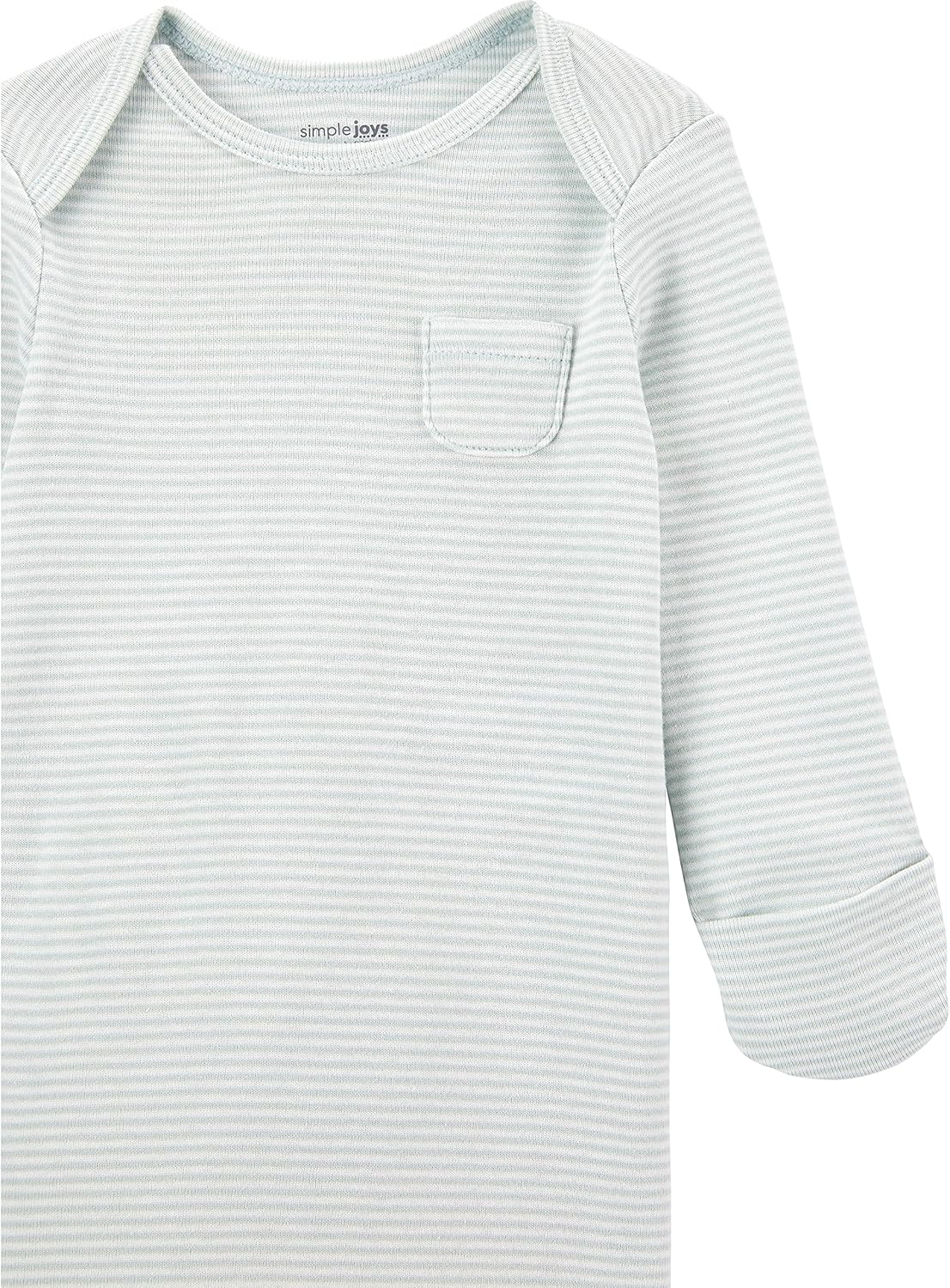 Simple Joys by Carters 3-Pack Neutral Cotton Sleeper Gowns for Baby