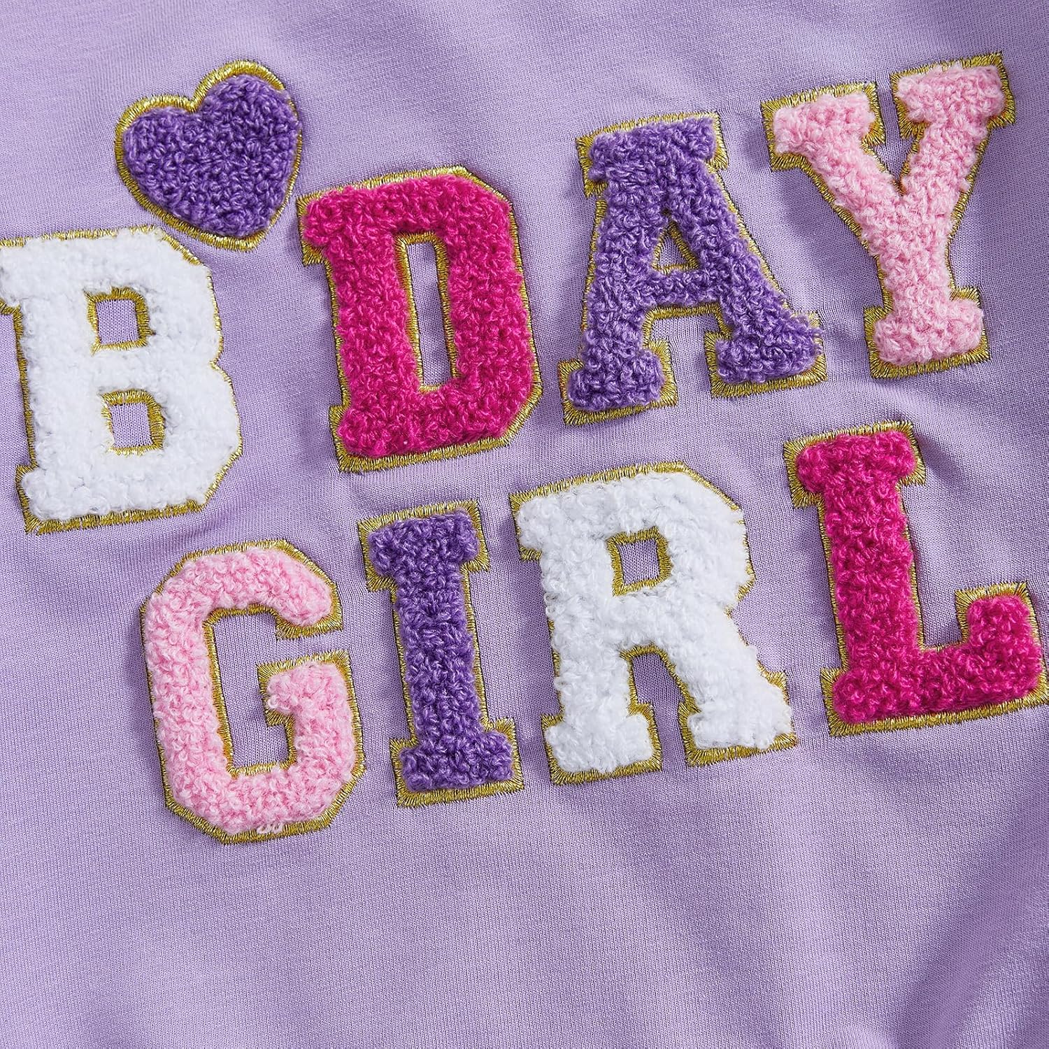 SAYOO Baby Girl Birthday Outfit Set Fall Princess 2Pcs