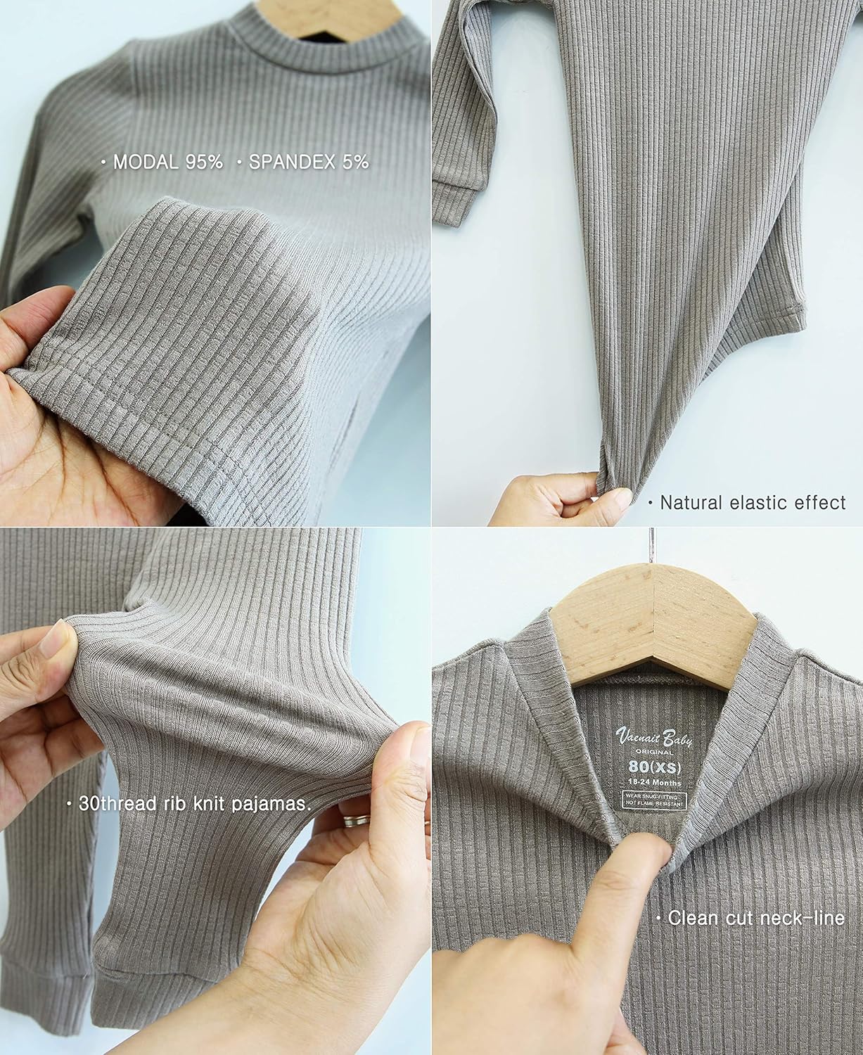 Perfect comfy eco-friendly sleepwear set for kids