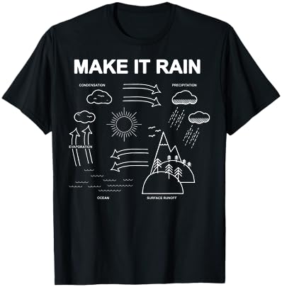 Make It Rain - Cycle Process Sketch T-Shirt
